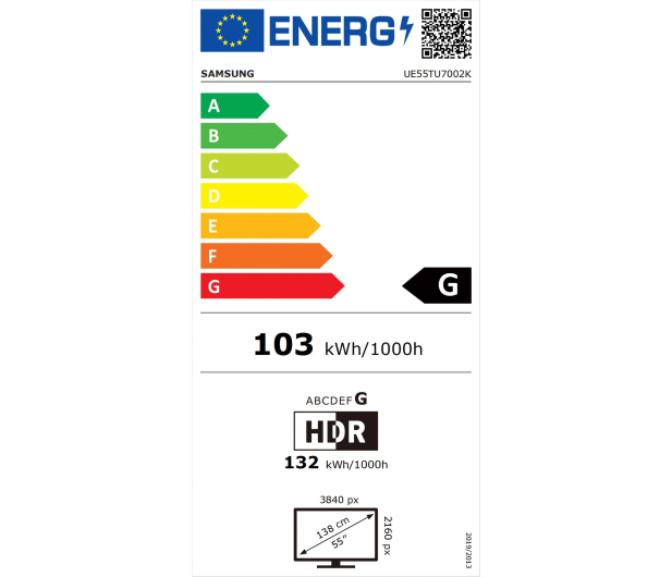 SAMSUNG UE55TU7002K DVB-T2 HEVC - 564773 - zdjęcie 2
